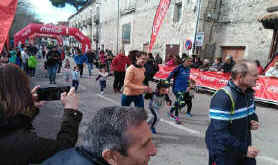 ENRIQUE DE DIEGO SEGUNDO EN LA CARRERA DE LAS MURALLAS en CULLAR