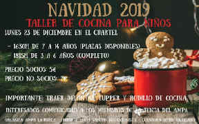 ACTIVIDADES NAVIDAD 2019 AMPA