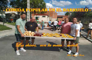 COMIDA POPULAR EN EL BARRUELO 2023