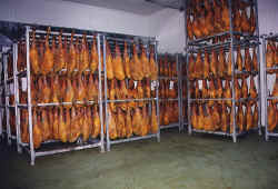 chorizos, jamones, embutidos y carne de cerdo de producci�n ecol�gica