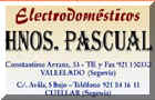 ELECTRODOM�STICOS HERMANOS PASCUAL