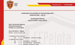 CAMPEONATO DE PELOTA EN EL FRONTN DE VALLELADO SUB 23