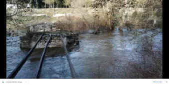 CRECIDA DEL CEGA A SU PASO POR EL PUENTE DE MINGUELA