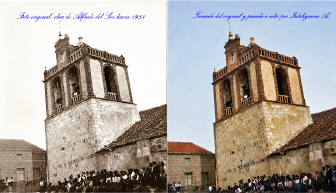 LA TORRE DE LA ANTIGUA IGLESIA RECREADA A TODO COLOR